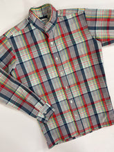 Load image into Gallery viewer, 70&#39;s Multi Plaid Button Down Shirt (M)
