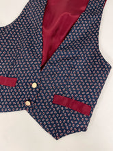 Load image into Gallery viewer, 80s Satin Paisley Waistcoat (M)
